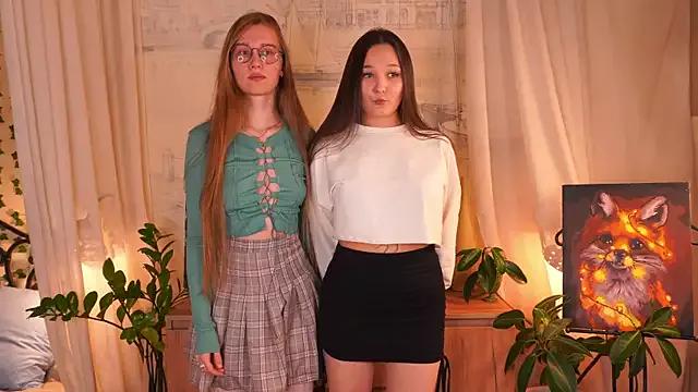 Girls and cam to cam: Watch as these sophisticated entertainers uncover their stunning costumes and curvaceous curves online!