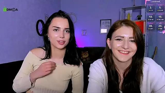 Girls and cam to cam: Watch as these sophisticated entertainers uncover their stunning costumes and curvaceous curves online!