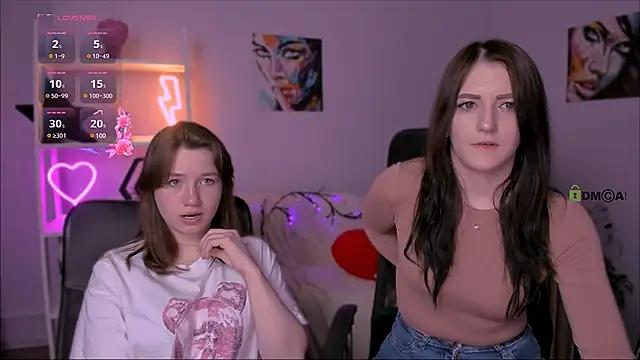 Girls and cam to cam: Watch as these sophisticated entertainers uncover their stunning costumes and curvaceous curves online!