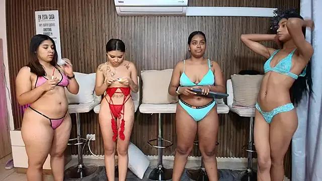 Girls and cam to cam: Watch as these sophisticated entertainers uncover their stunning costumes and curvaceous curves online!