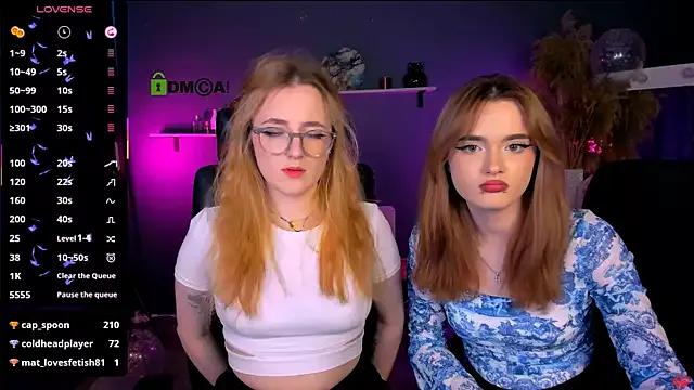 Girls and cam to cam: Watch as these sophisticated entertainers uncover their stunning costumes and curvaceous curves online!