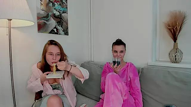 Girls and cam to cam: Watch as these sophisticated entertainers uncover their stunning costumes and curvaceous curves online!
