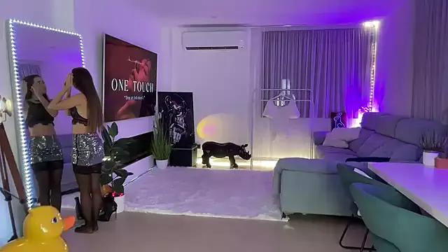 Girls and cam to cam: Watch as these sophisticated entertainers uncover their stunning costumes and curvaceous curves online!