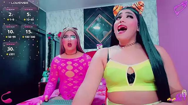 Girls and cam to cam: Watch as these sophisticated entertainers uncover their stunning costumes and curvaceous curves online!