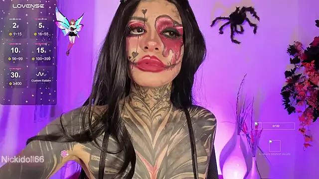 Nickidoll66- from StripChat is Freechat
