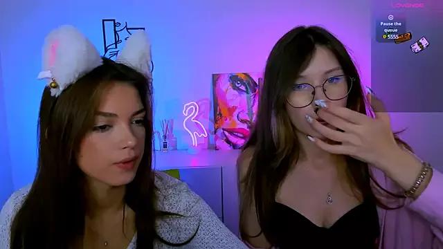 Girls and cam to cam: Watch as these sophisticated entertainers uncover their stunning costumes and curvaceous curves online!